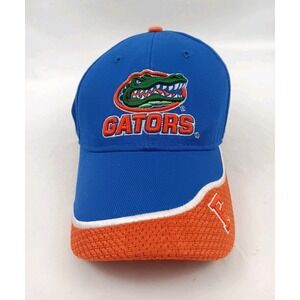 NCAA Florida Gators Blue Orange Embroidered Adjustable Cap Hat Women's One Size